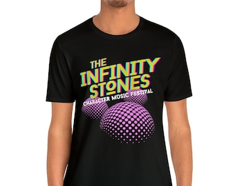 The Infinity Stones Character Music Festival Tee Shirt / Disney Inspired Shirt / Marvel Inspired Tshirt / Limited Edition Rare Concert Top