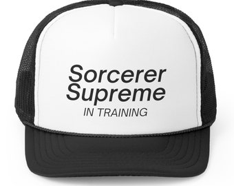 Sorcerer Superhero Hat (Black, Green, or Pink) - Superhero Trucker Hat for Your Next Disney Trip - Multiverse Trucker Cap Strange Doctor