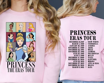 Princess Eras Tour Sweatshirt, Princess Tour Sweatshirt, Princess Classic Sweater, Friends Trip Sweater,Theme Park Shirt