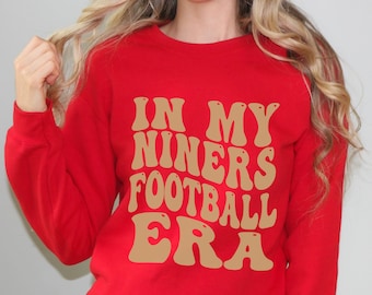 Sudadera de la época de los 49ers, camiseta divertida de fútbol