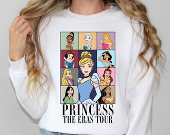 Princess Eras Tour Sweatshirt, Princess Tour Sweatshirt, Princess Classic Sweater, Friends Trip Sweater,Theme Park Shirt
