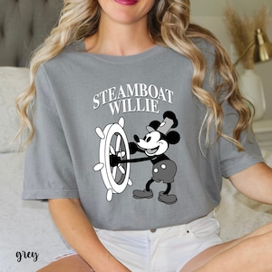 Comfort Color Classic Steamboat Willie Unisex Shirt