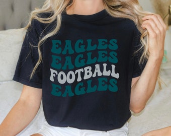 Comfort Colors Eagles Football T-Shirt, Philadelphia Fan Shirt