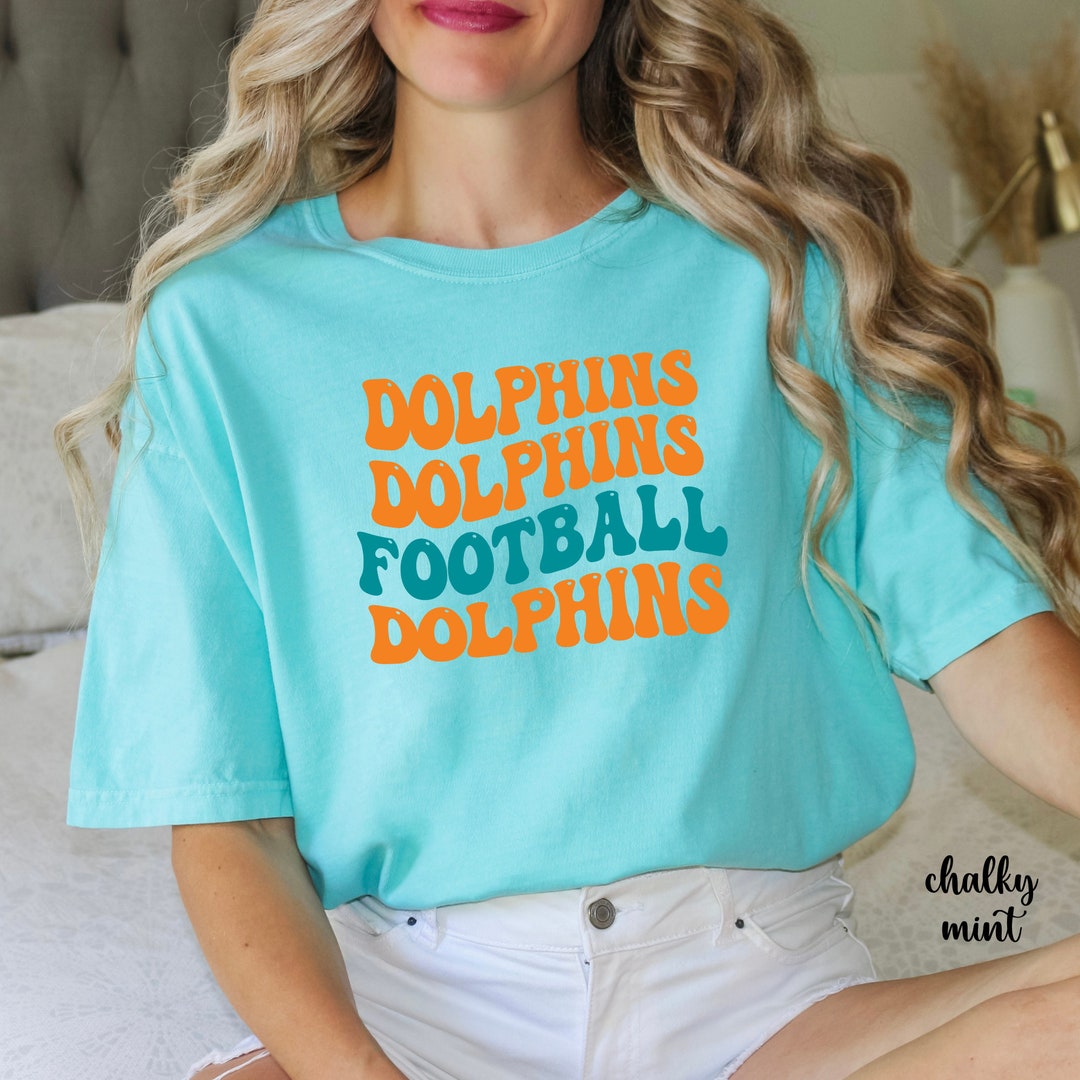 Comfort Colors Dolphins Football Shirt Miami Football Pro - Etsy