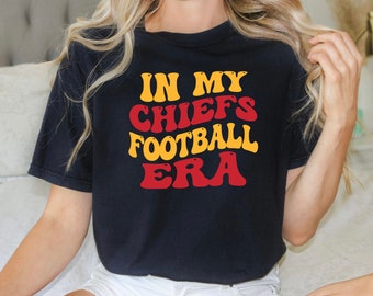 Comfort Colors Chiefs Football Era T-Shirt, Kansas City Game Day