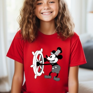 Youth Classic Steamboat Willie Shirt