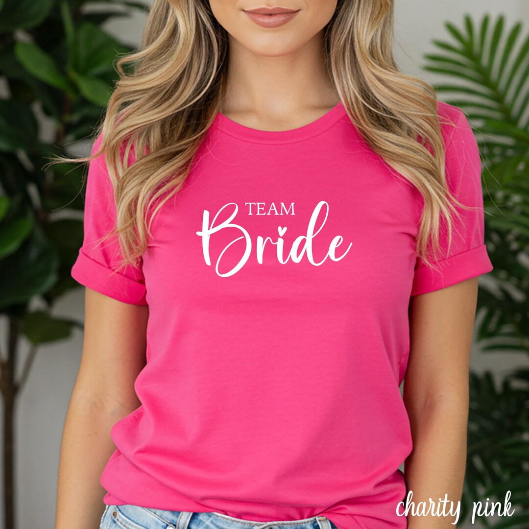 Team Bride Shirt, Bride Shirt, Bachelorette Party Shirts, Bridesmaid ...