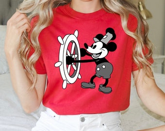 Comfort Color Classic Steamboat Willie Unisex Shirt