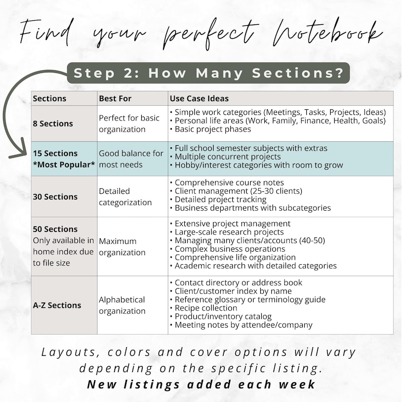 reMarkable Paper Pro Notebook PDF | 30 Section Hyperlinked Index | Clickable Navigation Digital Planner | Instant Download image 8
