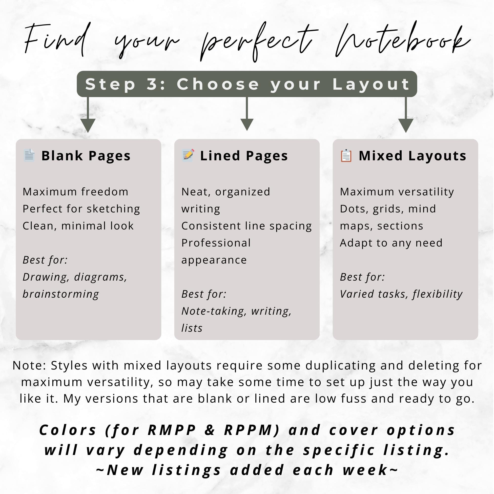 Remarkable Paper Pro Move Notebook | 30 Section Hyperlinked Digital ...