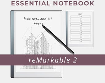 rM2 Essential Notebook | Hyperlinked | Simple | 197 pages