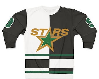 Sweter hokejowy Mike Modano Vintage Dallas – sportowa bluza retro, prezent dla fanów hokeja, odzież sportowa, drużyna hokejowa