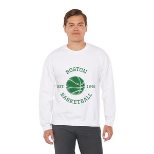 Unisex Boston Basketball Rundhals-Sweatshirt
