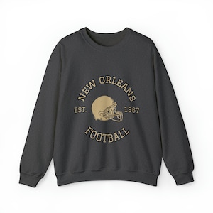 Unisex New Orleans Football Crewneck Sweatshirt