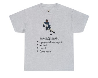 Chemise maman hockey | cadeau fête des mères | cadeau de hockey pour maman