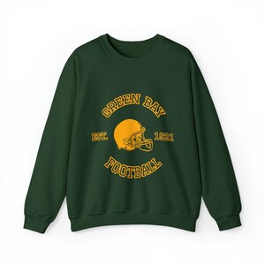 Unisex Green Bay Football Crewneck Sweatshirt