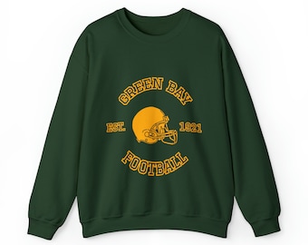 Unisex Green Bay Football Crewneck Sweatshirt