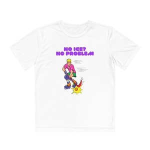No Ice? No Problem, Hockey Shirt, Summer, Sportswear, Kids, Boys, Girls, Funny Words, Gift, Hockey Fans, Sports Fans
