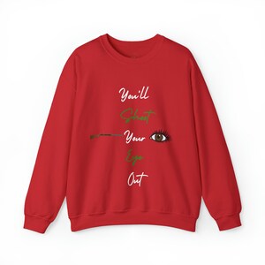 Sudadera navideña con cuello redondo que te dejará sin aliento, suéter navideño divertido