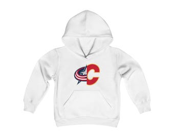 Młodzieżowy sweter z kapturem Johnny Gaudreau, Columbus, Calgary, Hokej, Johnny Hockey