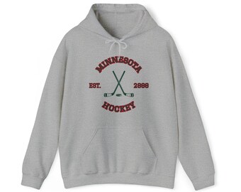 Sweat-shirt à capuche unisexe Minnesota Hockey