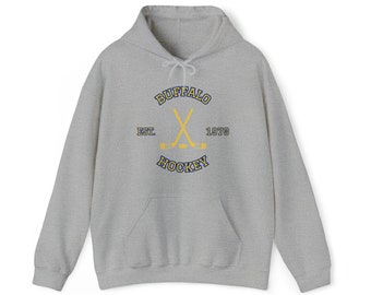 Unisex Buffalo Hockey Hooded Sweatshirt