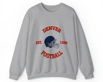 Unisex Denver Football Crewneck Sweatshirt