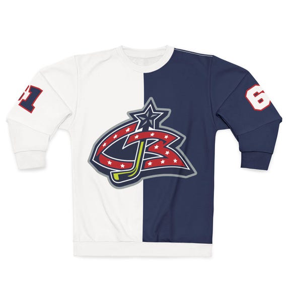 Rick Nash Vintage Columbus Hockey Sweater Retro Sports