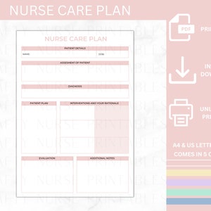 Nursing Care Plan, Nursing Notes, Nursing Template, Nursing Study Guide, Nursing School notes, NCLEX Study Plan, Nursing Template, Essential