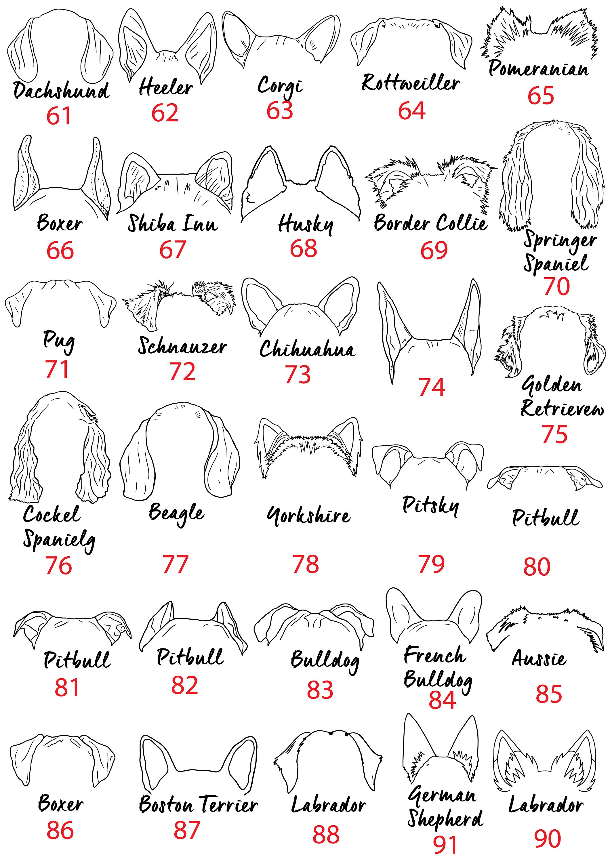 Personalized Dog Ears Shirt, Dog Lover Shirt, Dog Mom Shirt, , Custom