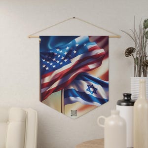 USA Israel Dual Flag Banner