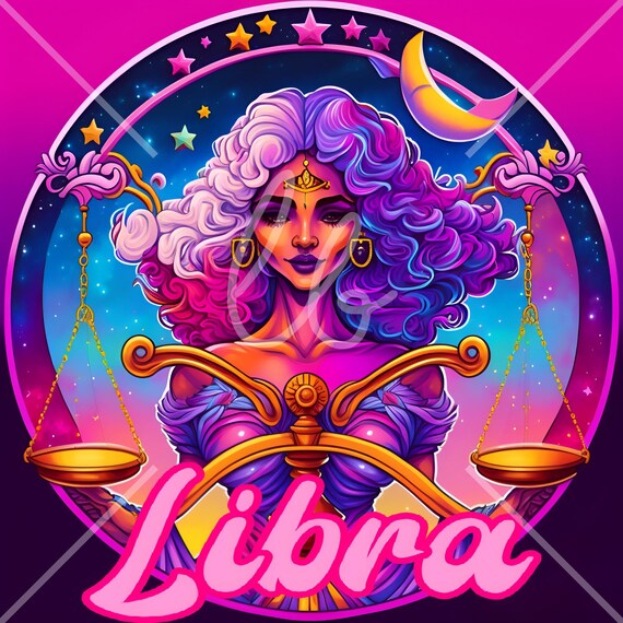 Libra Zodiac Sign · Creative Fabrica