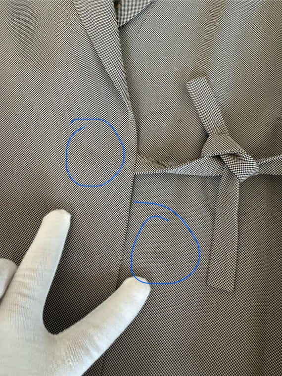 vintage Krizia Poi micro houndstooth skirt suit s… - image 9