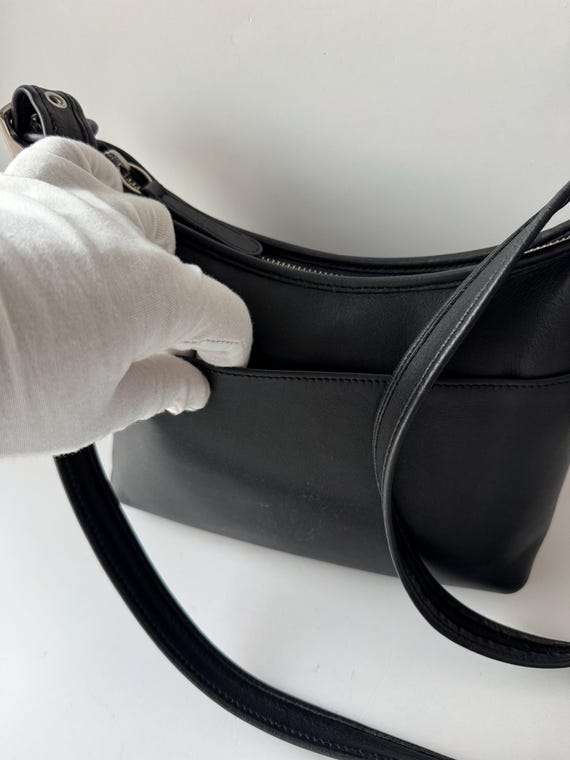 Vintage Coach Legacy Hobo Black Crossbody Bag Purse in Leather