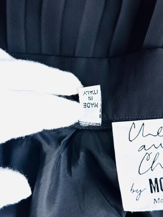 vintage 90s Moschino Cheap and Chic black accordi… - image 10