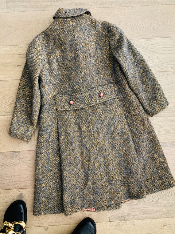 Gorgeous 50’s wool blend coat swing coat ILGWU - image 2