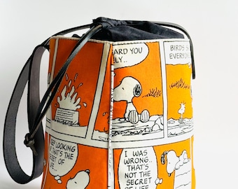 Vintage Jc Castelbajac Snoopy Bucket Bag, Purse