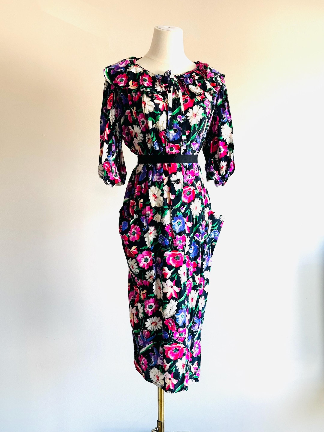 Veste Boléro Floral Ungaro Solo Donna - Courte - Made In Italy - Occasion Parfait état