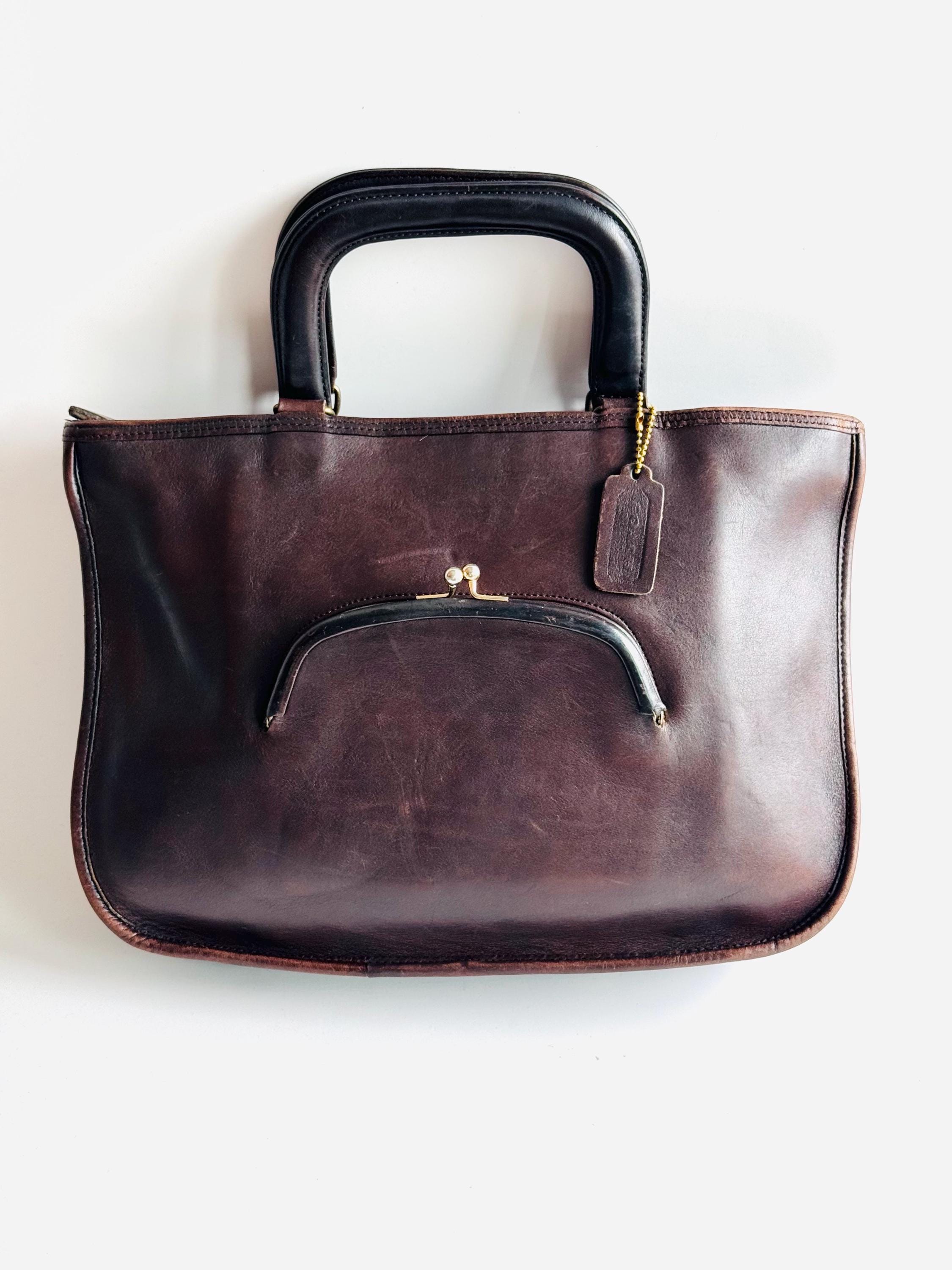 バッグ Coach Bonnie Kisslock Satchel Chain Bag 1960s Bonnie Cashin Coach Double Kisslock Bag – Honey Cycle