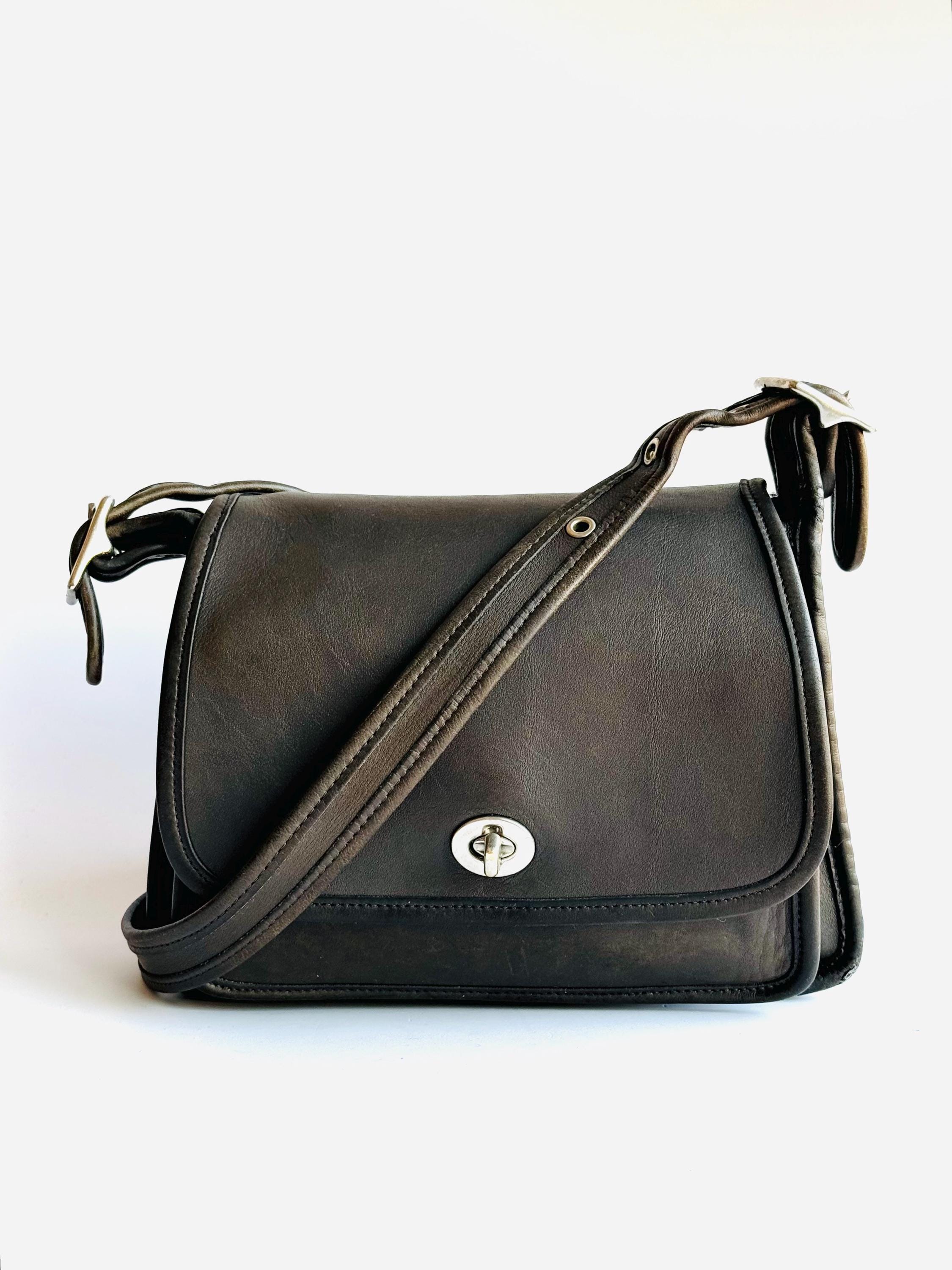 Vintage Coach New York Rambler's Legacy Bag 9061 Dark Grey With