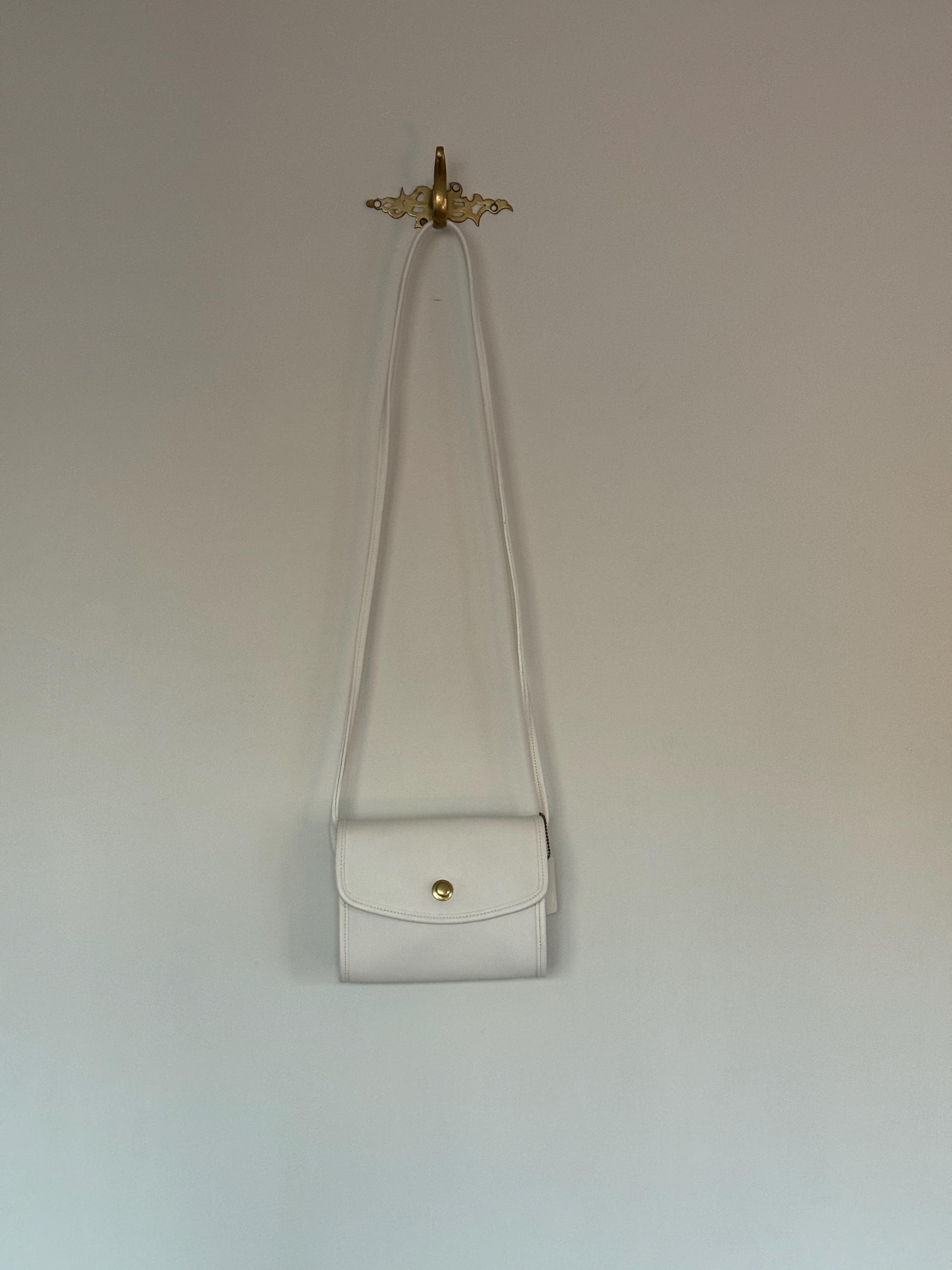 Vintage Coach New York White Bone Chrystie Bag 9892 Mint Vintage Coach New York White Bone Chrystie Bag 9892 Mint