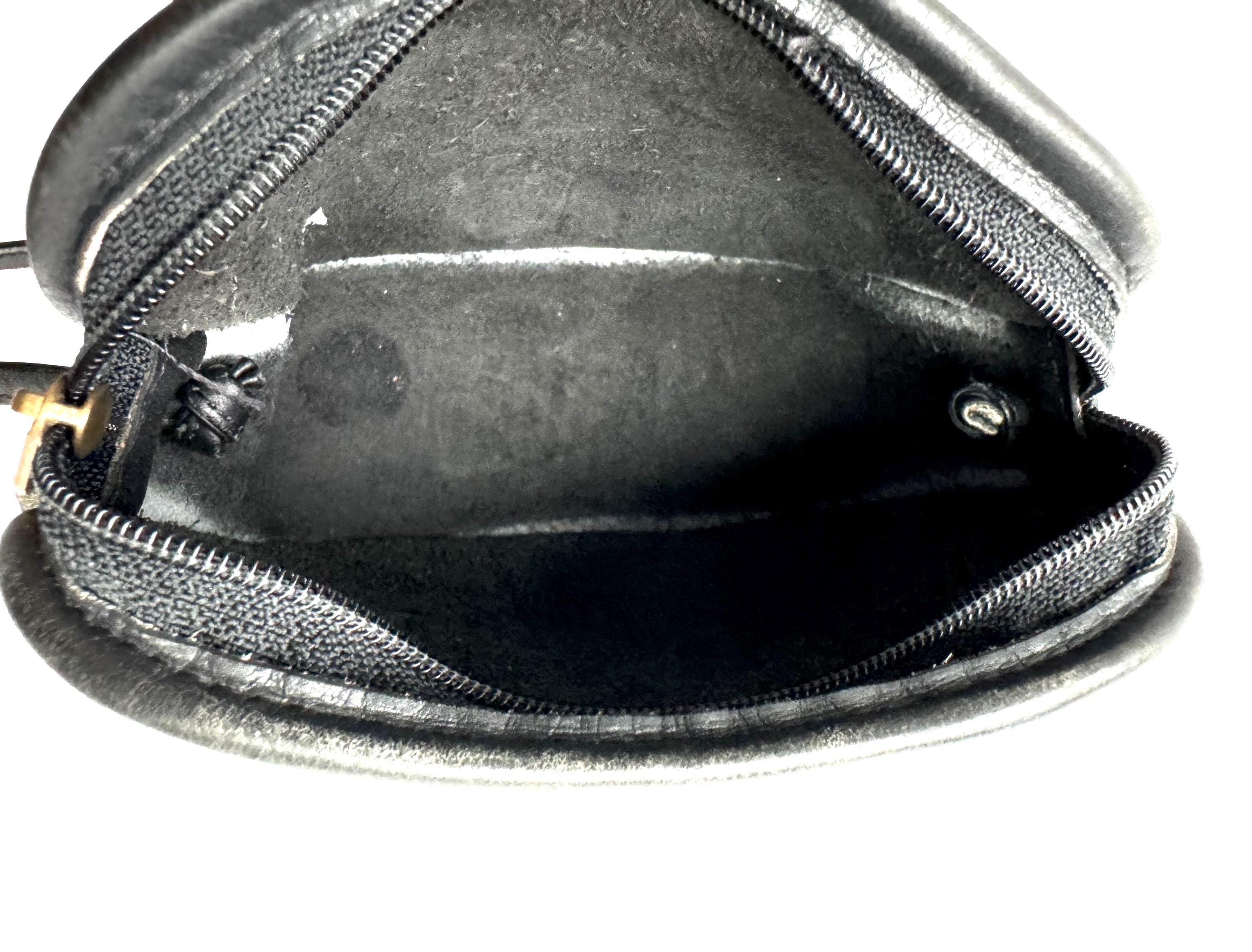 Vintage Coach New York Chunky Case Leather Makeup Kit Pouch