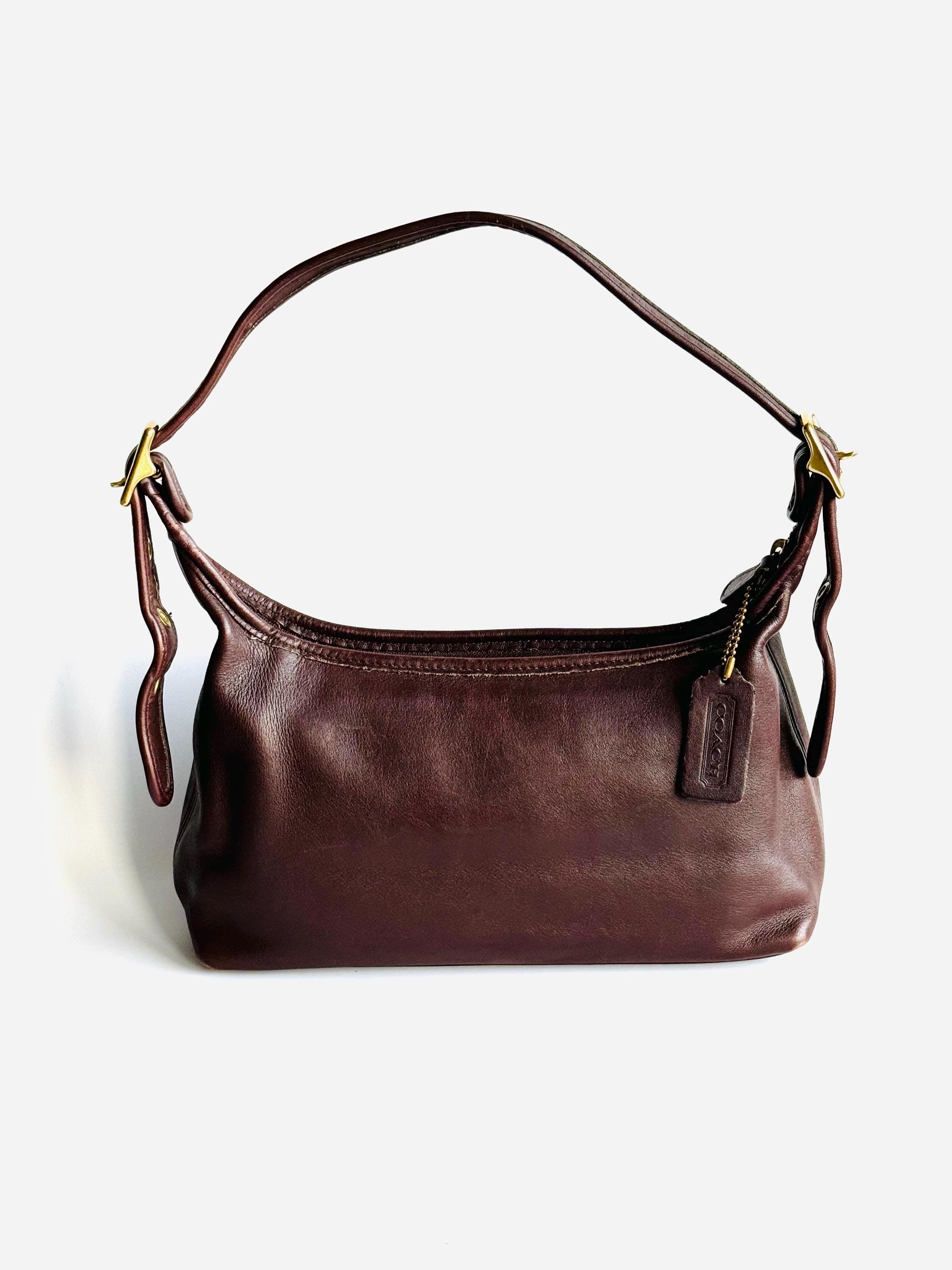 COACH Designer Vintage Black Legacy Hobo Bag Shoulder Purse