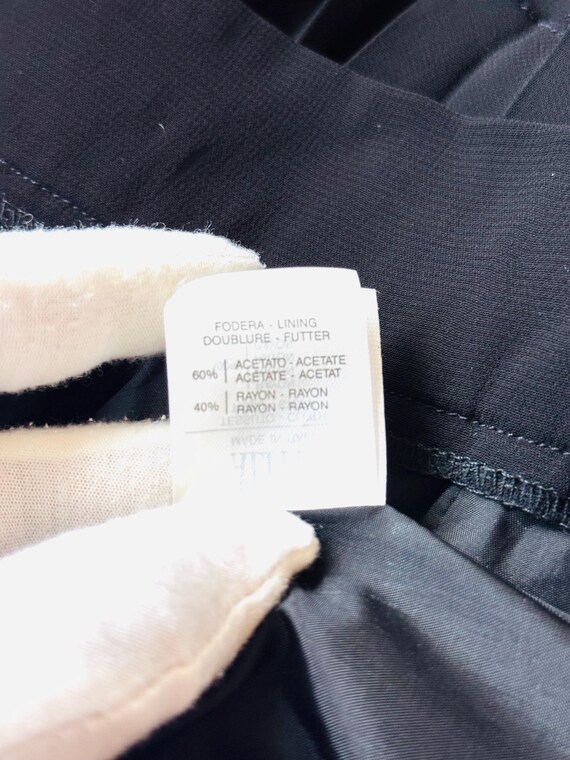 vintage 90s Moschino Cheap and Chic black accordi… - image 8