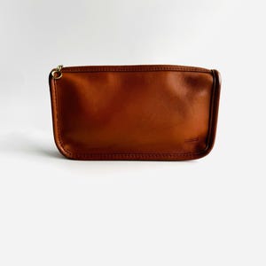 オールドコーチ Vintage COACH 7165 ポーチ レザー 茶 オールド
