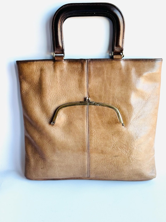 Rare Vintage Pre Creed Coach by Bonnie Cashin Leather Cashin Carry