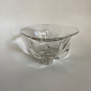Vintage Orrefors crystal bowl dish