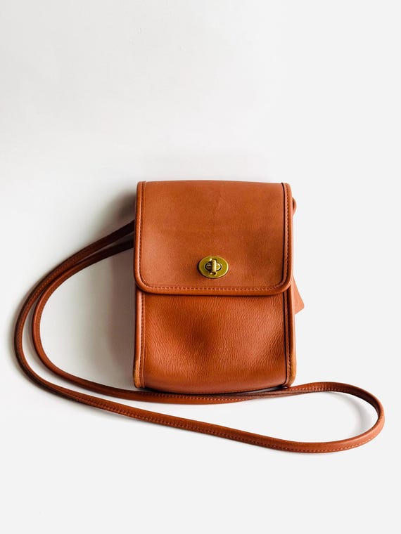 Vintage Coach Scooter Bag in British Tan Style #9893