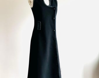 1970s Courrèges Pink Dress / 70s Courrèges Ligne Hyperbole/ 1970 