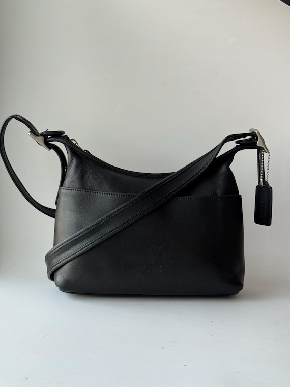 Vintage Coach Legacy Hobo Black Crossbody Bag Purse in Leather